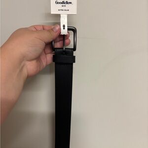 NWT Goodfellow & Co Black Men's Belt L 36-40